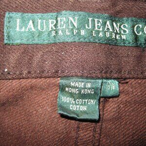 Chocolate Brown Ralph Lauren straight leg jean